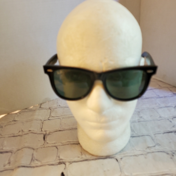 RAY-BAN WAY FARER BLACK SUNGLASSES MADE IN ITALY RB2140 9O1 54018 3N - Picture 8 of 13
